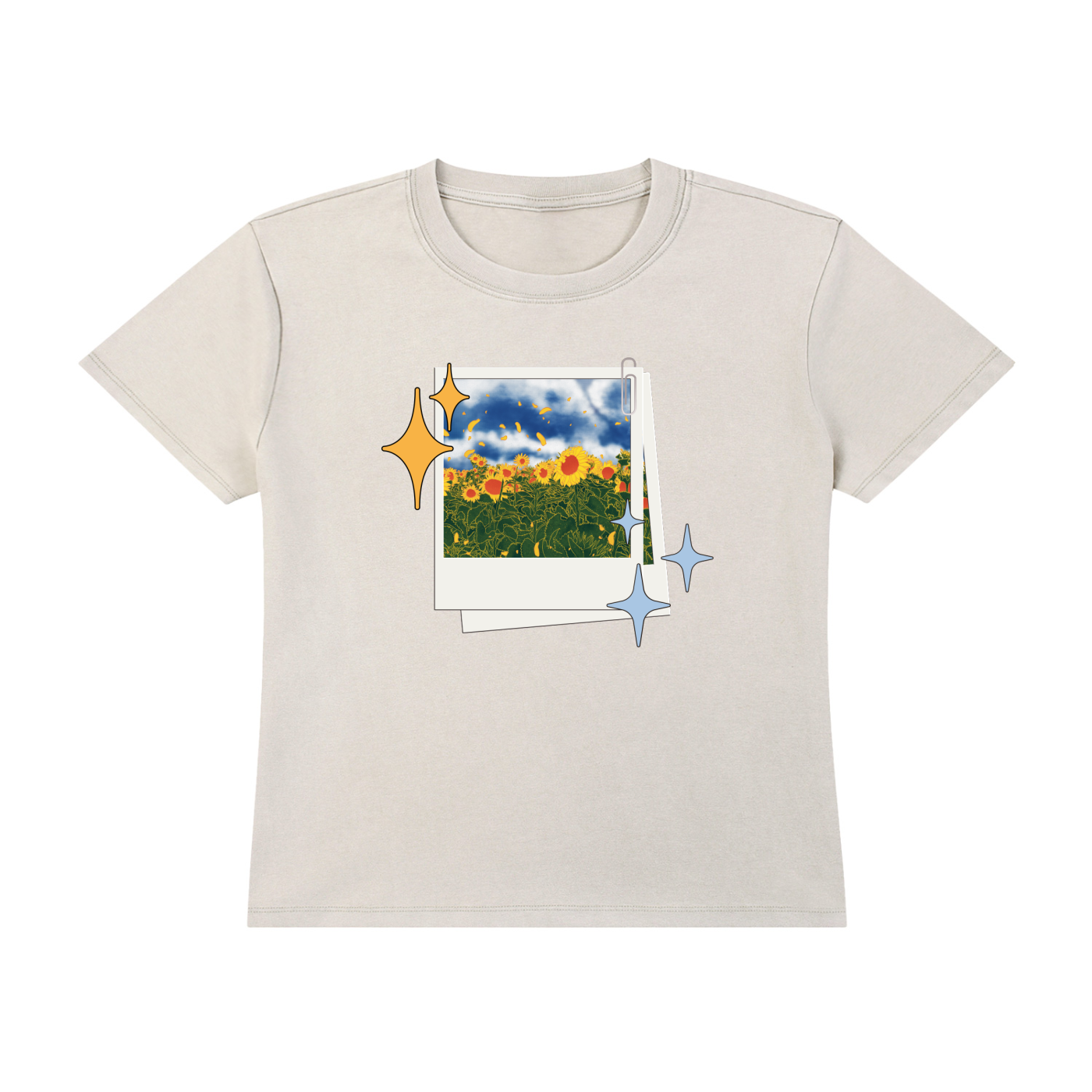 Sunflowers Vintage Wash Tee