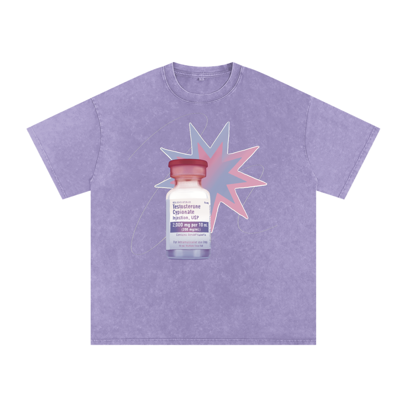 Testosterone Snow Washed Tee