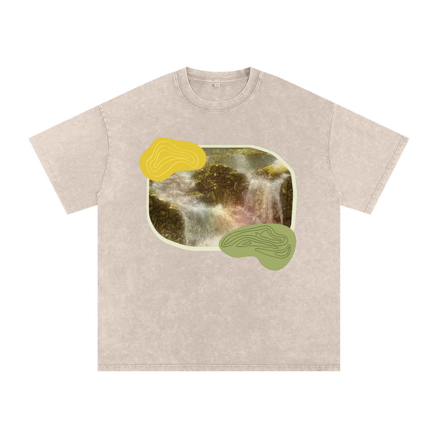 Waterfall Snow Washed Tee