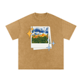 Sunflowers Snow Washed Tee