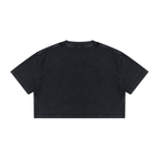 Estradiol Mineral Wash Cotton Crop T-Shirt