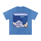 9 AM Snow Washed Tee
