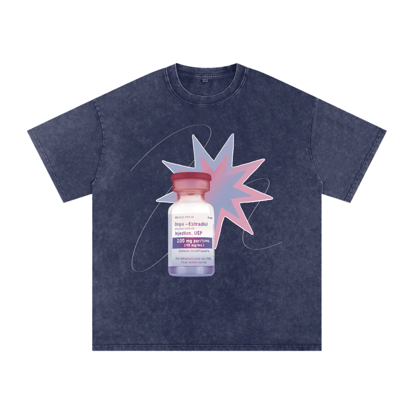 Estradiol Snow Washed Tee