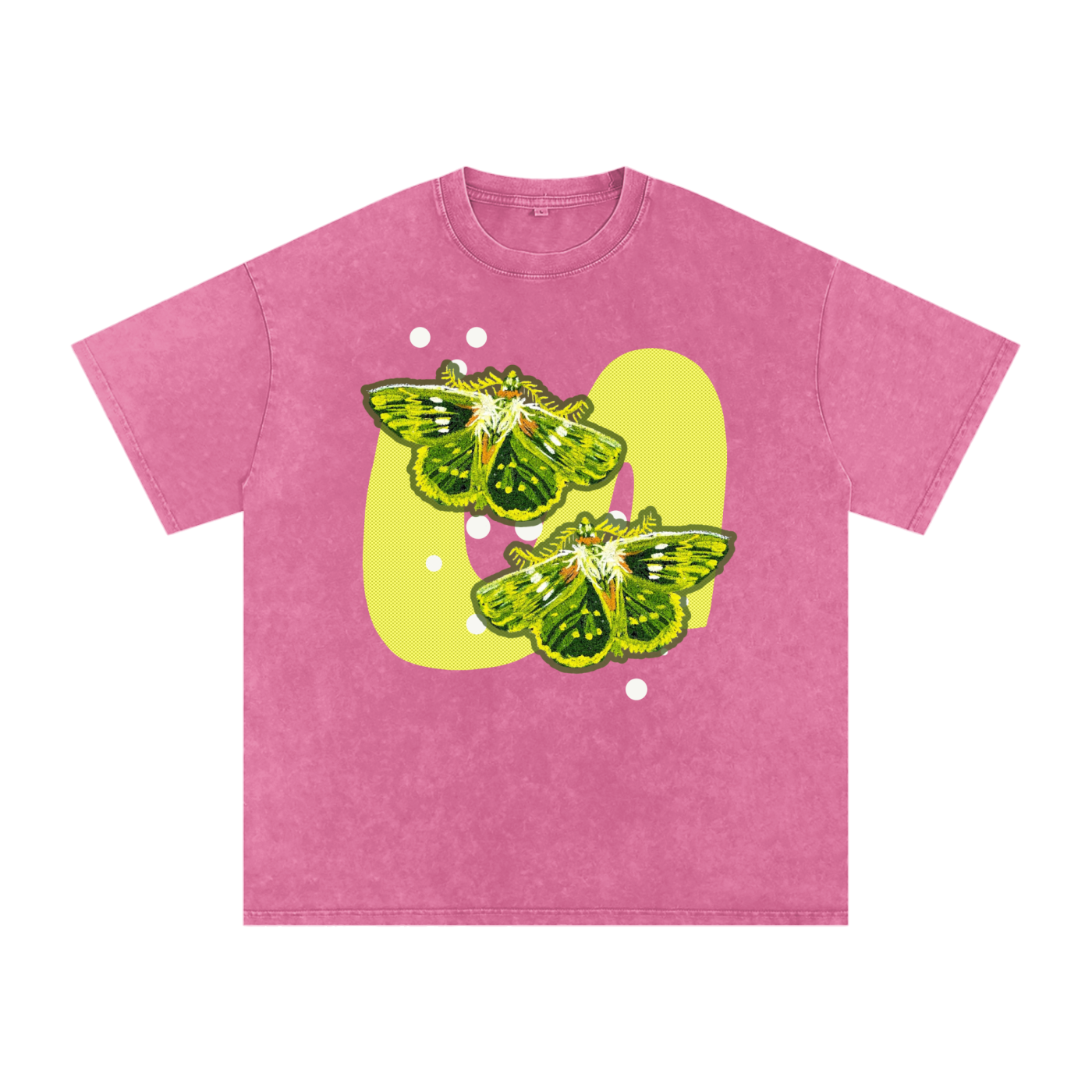 Moths Snow Washed Tee
