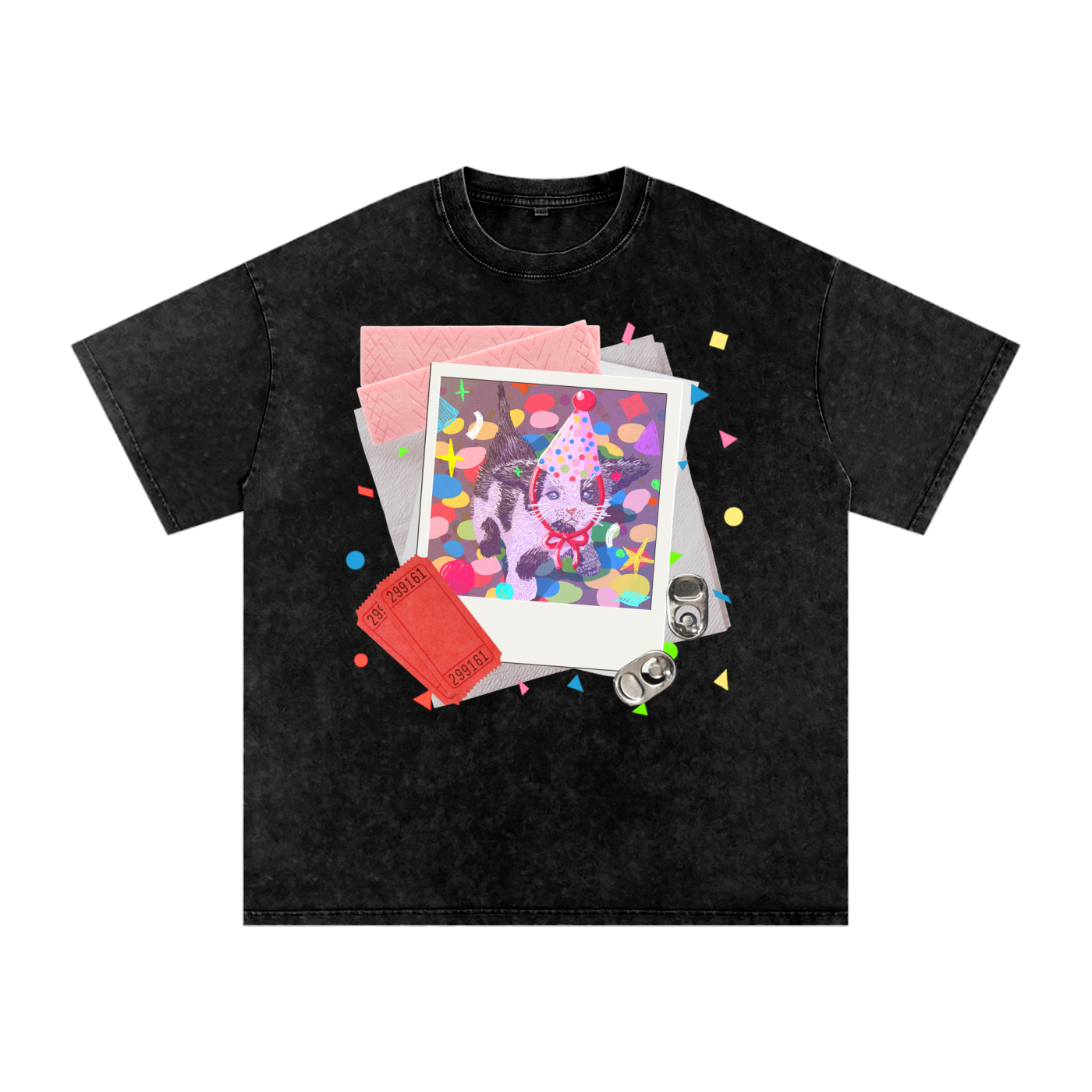 My Party Snow Washed Tee