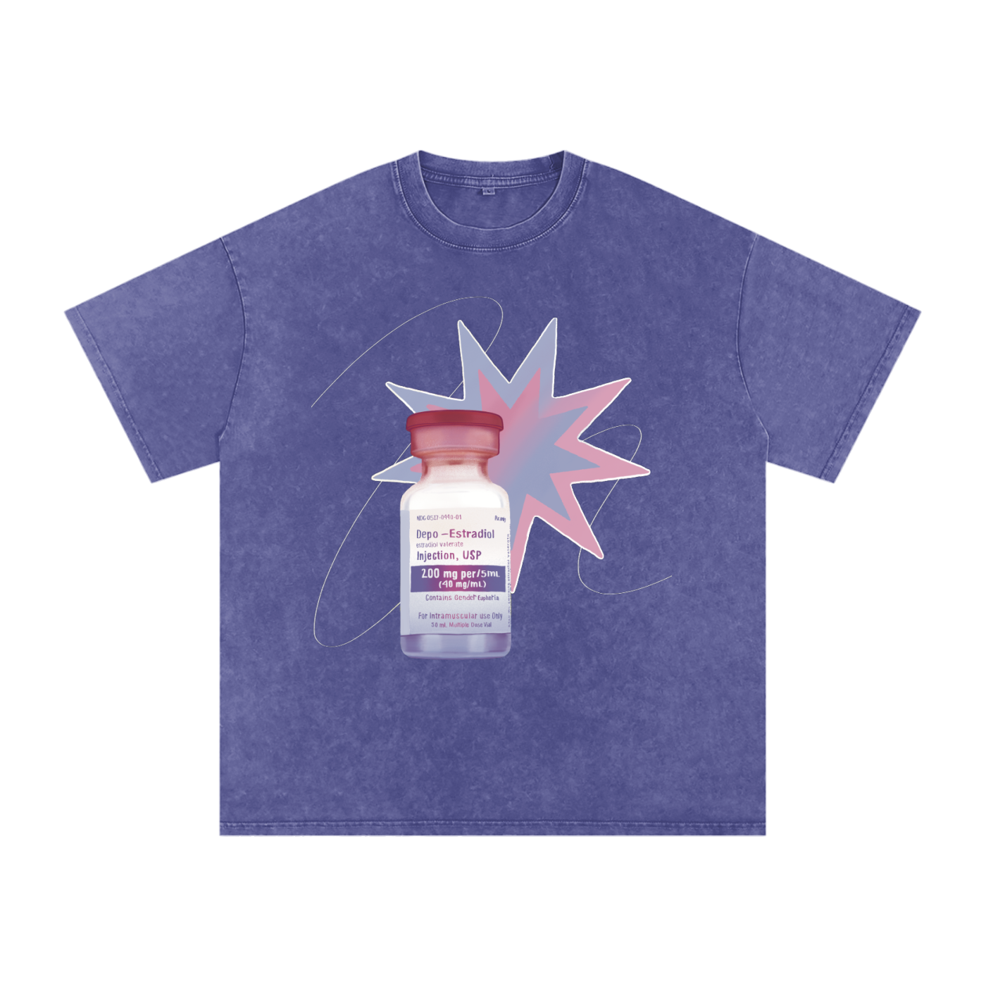 Estradiol Snow Washed Tee