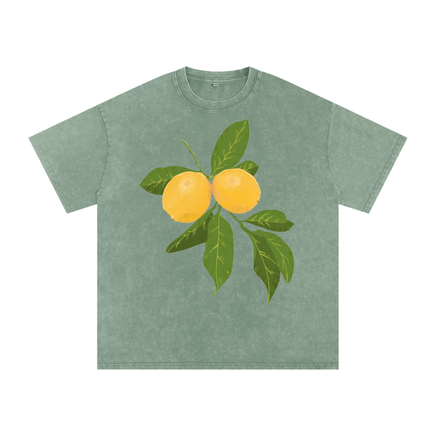 Lemon Snow Washed Tee