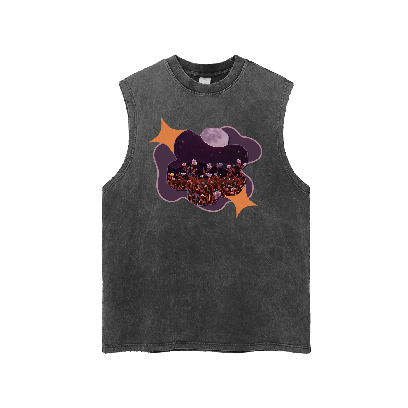 Midnight Snow Washed Tank