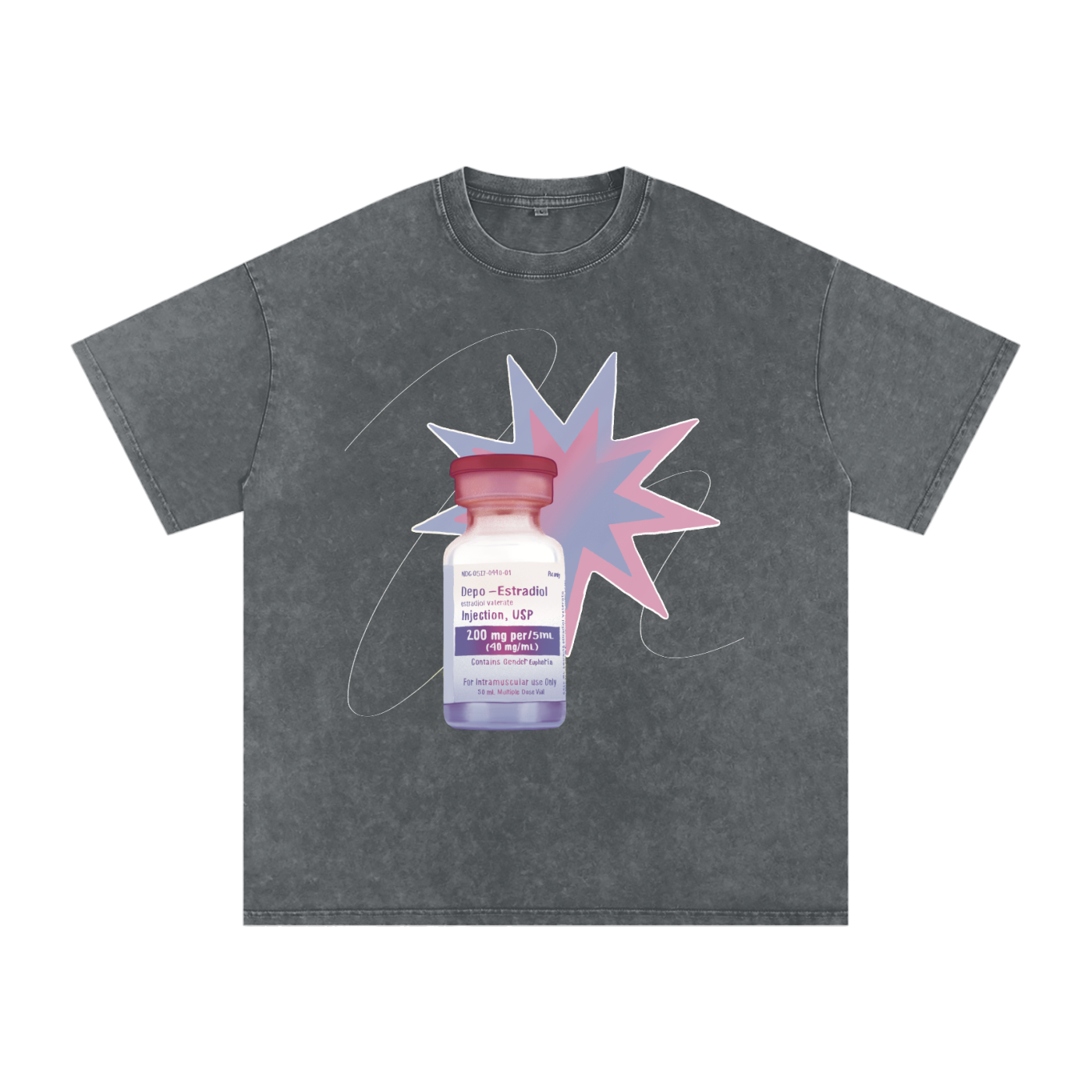 Estradiol Snow Washed Tee