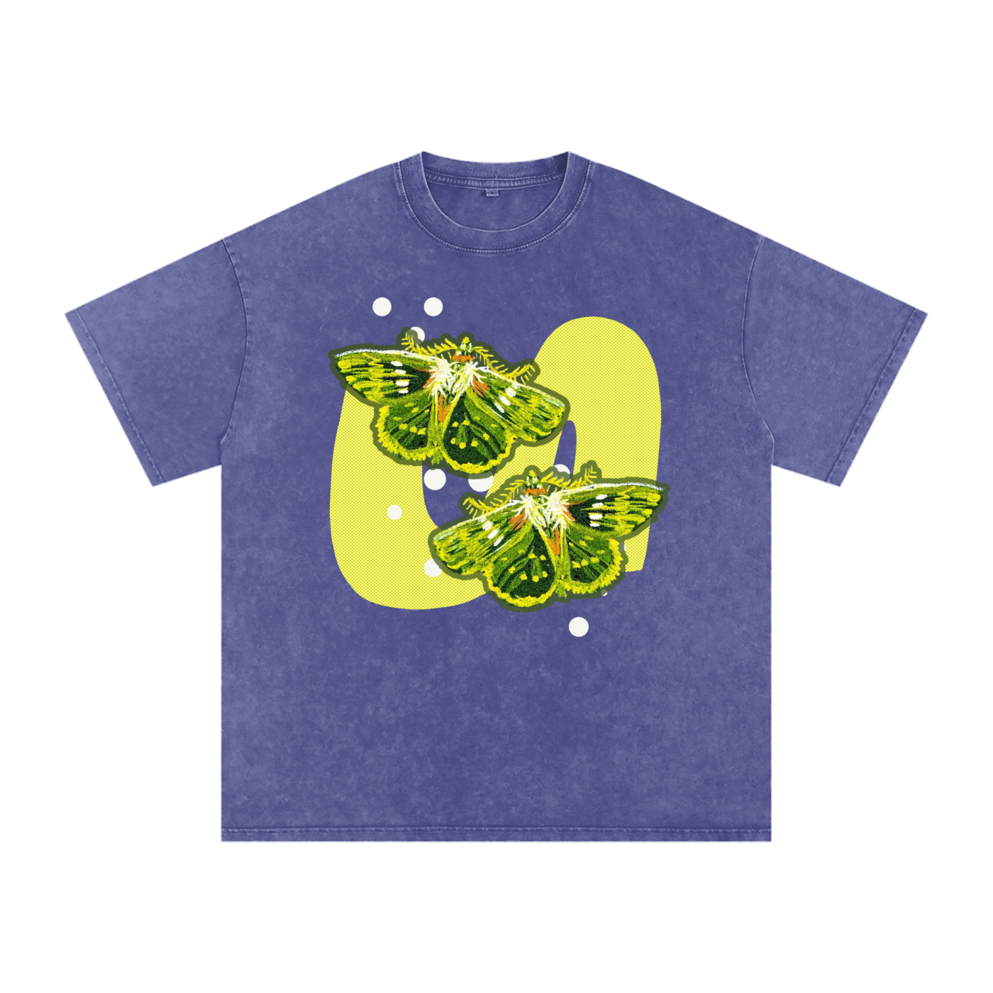 Moths Snow Washed Tee