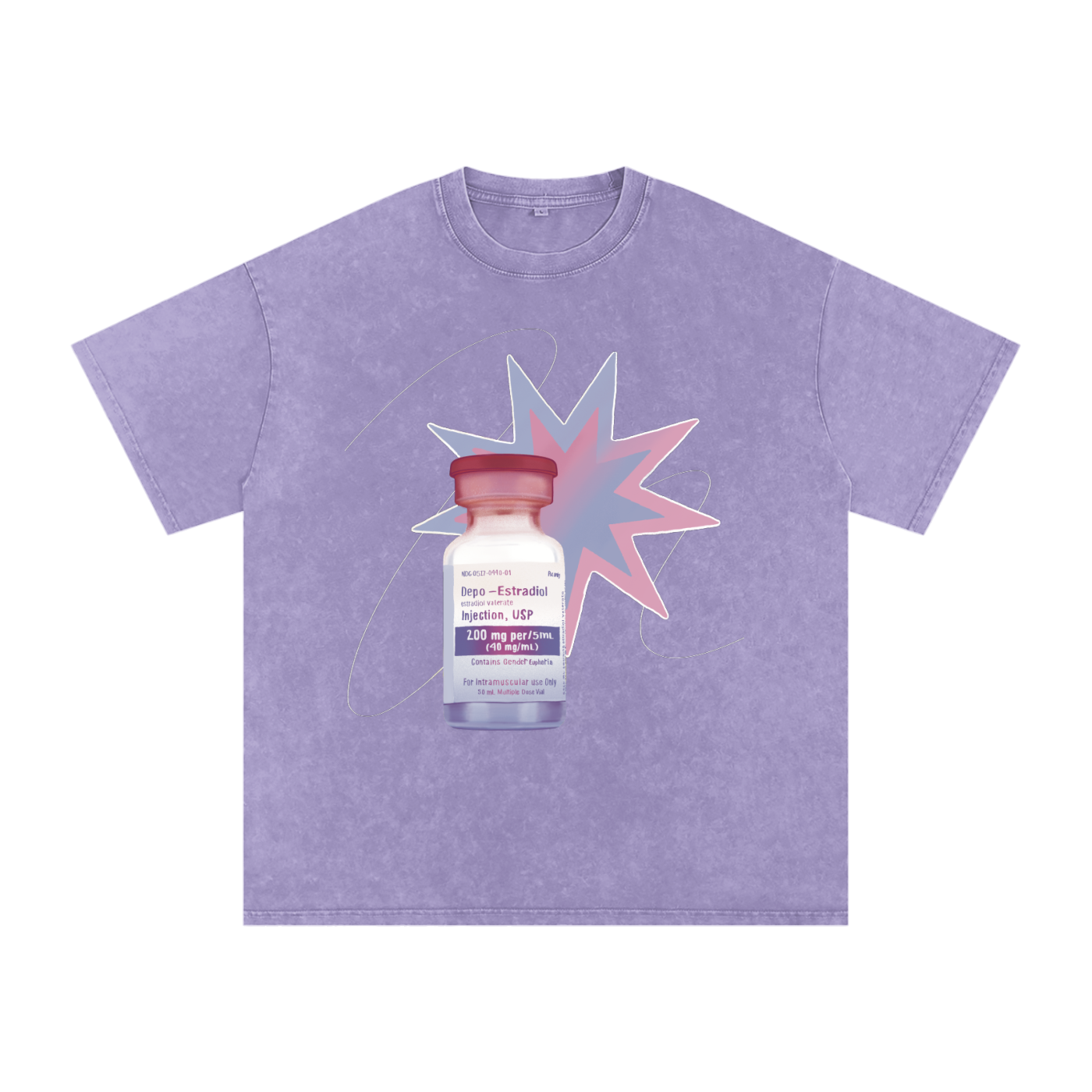 Estradiol Snow Washed Tee
