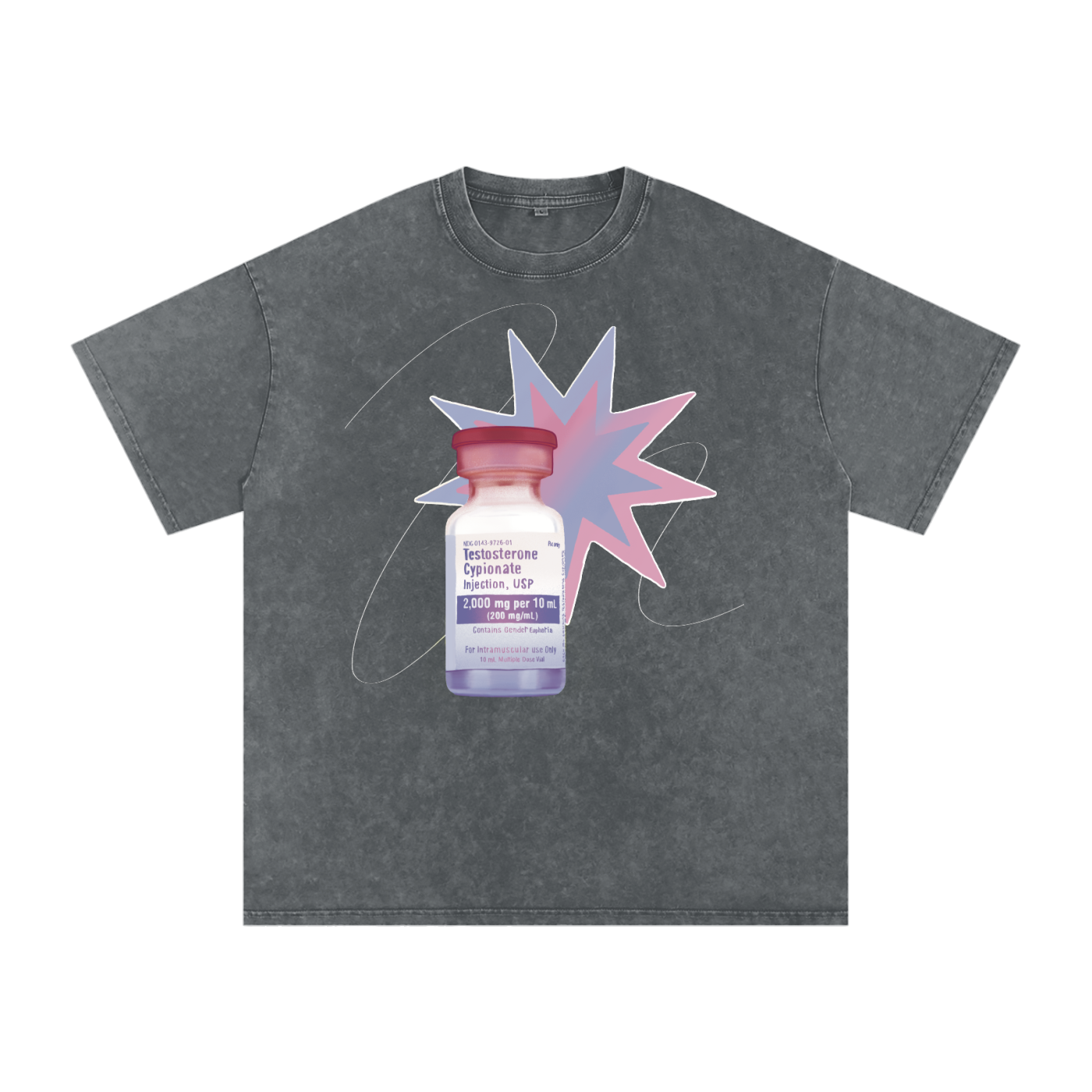 Testosterone Snow Washed Tee