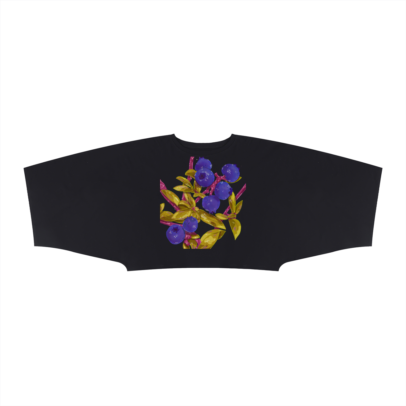 Blueberry Boxy Batwing Tee