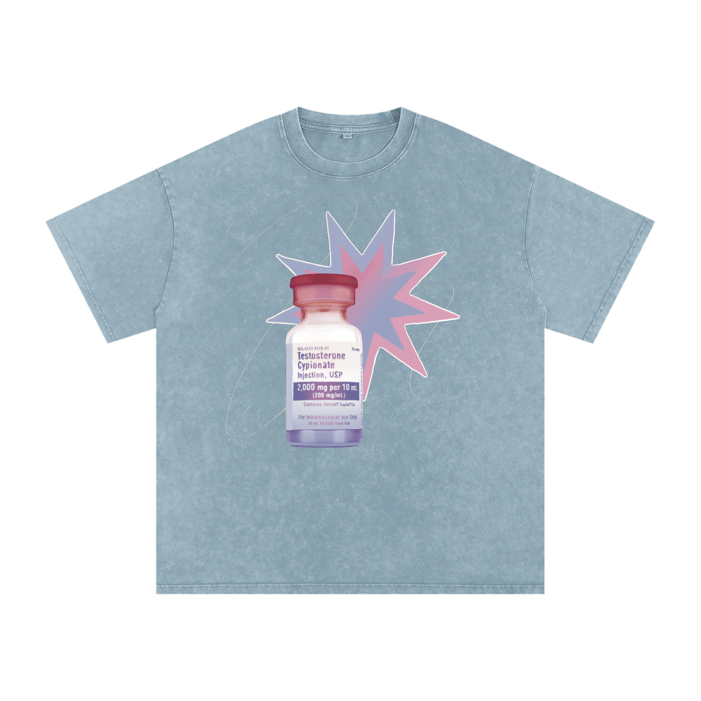 Testosterone Snow Washed Tee
