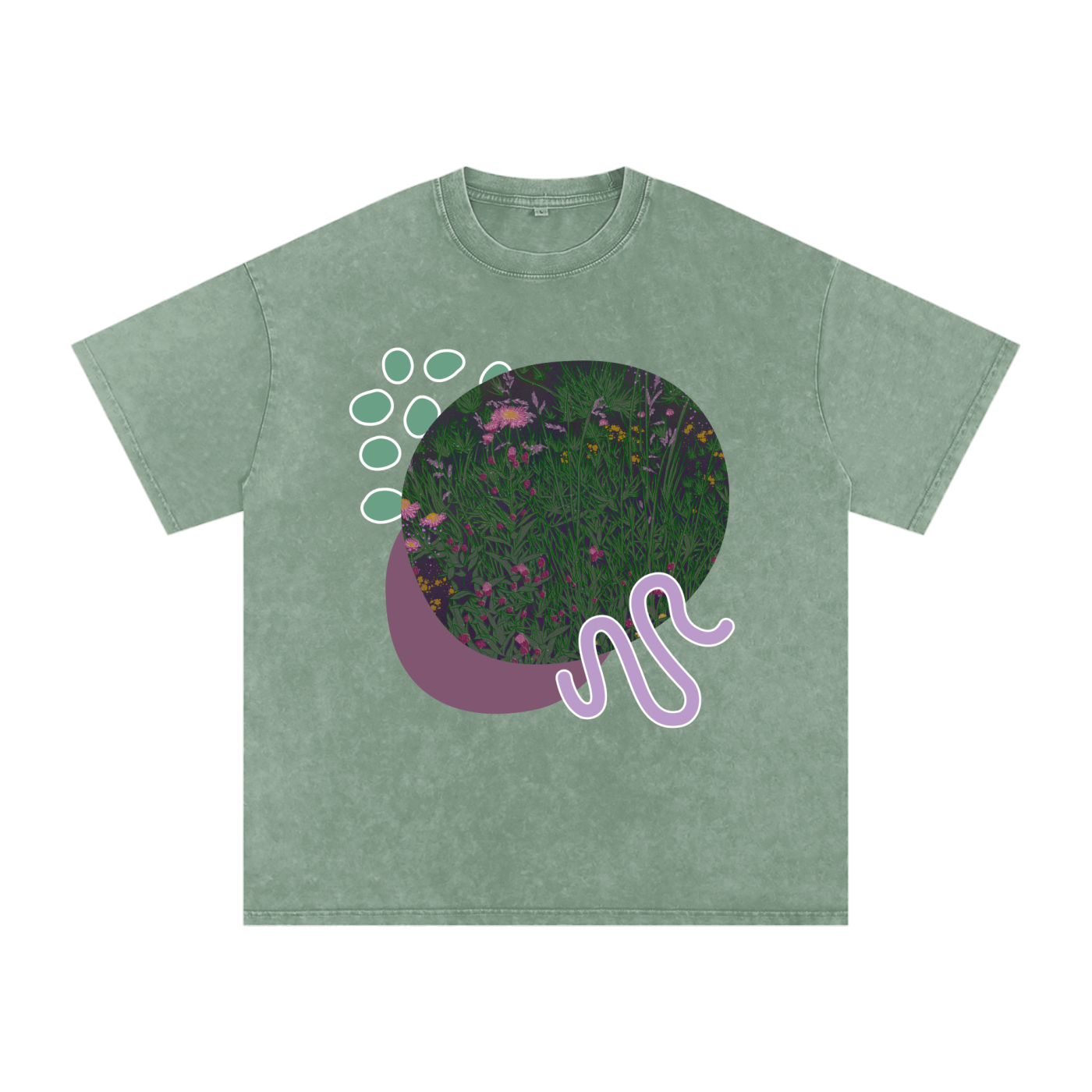 Wildflowers Snow Washed Tee