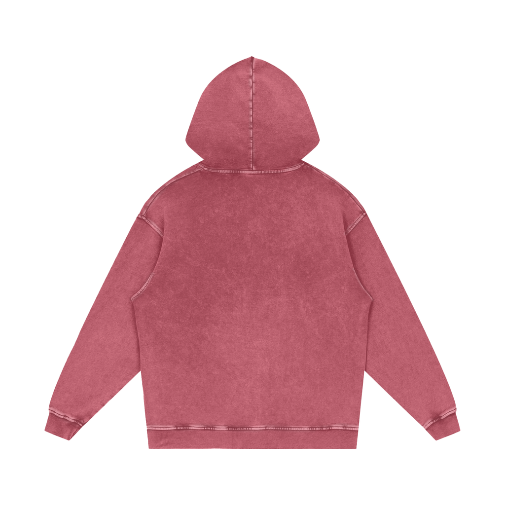 Testosterone Snow Washed Loose Cotton Hoodie
