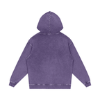Estradiol Snow Washed Loose Cotton Hoodie