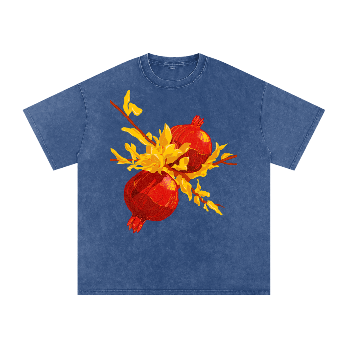Pomegranate Snow Washed Tee
